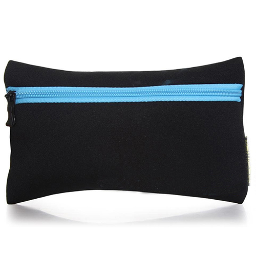 Black Neoprene Zip Pencil Case School pencil bag