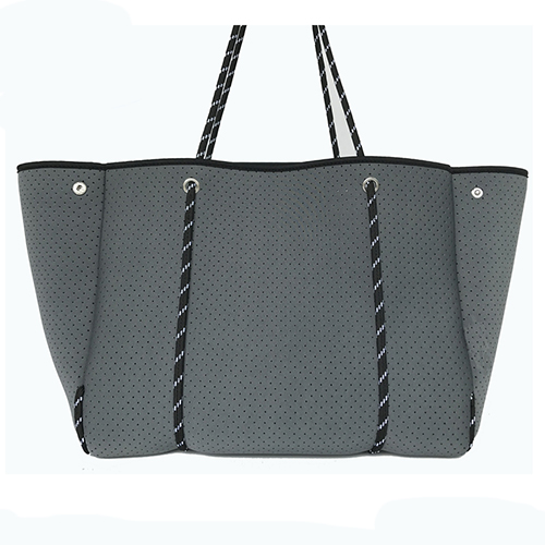 High quality hot sell perforated neoprene tote bag