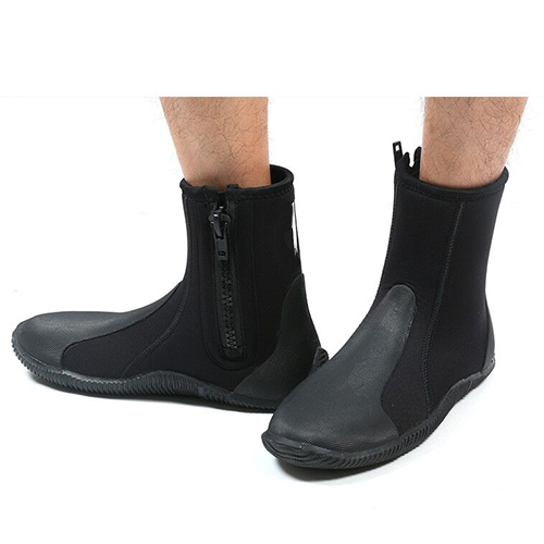 Neoprene 5mm Top Zipper Diving Boots