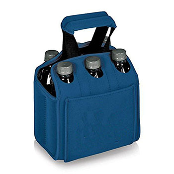 neoprene 6 pack wine bottle cooler tote bag